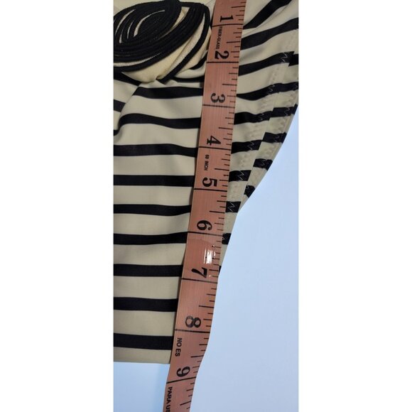 SAME Los Angeles Bottom Swim Womens Rossete Hugh Rise Striped Size Small - Picture 5 of 8